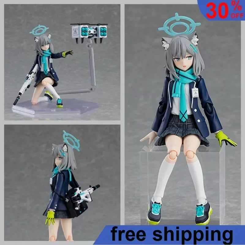 Blue Archive Anime Figure Sunaookami Siroko 15cm PVC Model Figma 567 Adj... - £38.82 GBP+