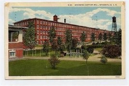 Woodside Cotton Mill Postcard Greenville South Carolina - £8.52 GBP