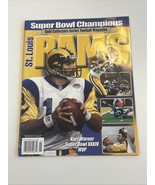 ST LOUIS LA RAMS SUPER BOWL CHAMPIONS MAGAZINE MVP KURT WARNER XXXIV 1999 - $16.46 CAD
