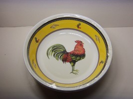 MELAMINE WARE GOURMET DESIGN ROOSTER, SET OF 4  BOWLS 7.75&quot;  NEW OLD STOCK - $24.70