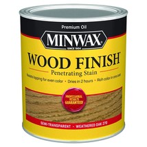 1 qt Minwax 70047 Weathered Oak Wood Finish Oil-Based Wood Stain - £19.69 GBP