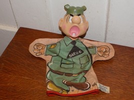 Vintage Beetle Bailey Cartoon Character Sarge Gund Knickerbocker Puppet - $1,028.89 MXN