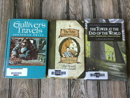 3 Fantasy Books-Gulliver&#39;s Travels,The Edge Chronicles,The Tower at the endWorld - £10.84 GBP