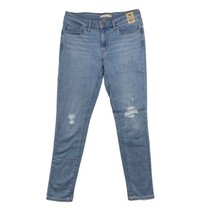 Levis 711 Women&#39;s Light Wash Distressed Skinny Jeans  10  30 X 30 New with Tags - £13.55 GBP