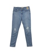 Levis 711 Women&#39;s Light Wash Distressed Skinny Jeans  10  30 X 30 New wi... - £14.78 GBP