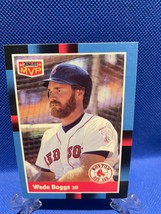 1988 Donruss MVP Wade Boggs BC-7 Boston Red Sox Baseball Card NM - £15.48 GBP