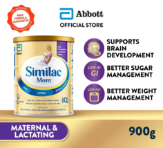 ABBOTT Similac Mom Milk Powder DHA 900g (Pregnant &amp; Breastfeeding Mom) D... - $64.25