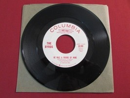 The Byrds He Was A Friend Of Mine 1965 7&quot; White Label Promo 45 Jzsp 116476 *Rare - £27.37 GBP
