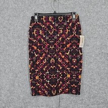 LuLaRoe Womans Skirt Small Cassie Abstract Pattern Pencil Pull On Elasti... - $16.65