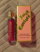 Juicy Couture Metallic Lip Lacquer #01 Femme Metale  .17 oz New In Box Holiday  - £12.11 GBP