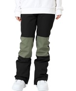 SEARIPE Women&#39;s Waterproof Windproof Ski Bib Snowboard Pants K2104 Black... - $24.21