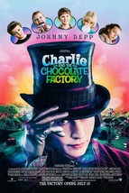 2005 Charlie And The Chocolate Factory Movie Poster 11X17 Johnny Depp  - £9.27 GBP