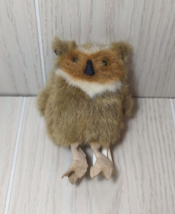 Folkmanis Mini Great Horned Owl  Finger Puppet Plush - £6.65 GBP