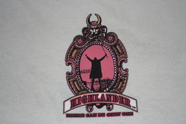 &quot;Highlander&quot; The Series rare front and back &quot;There can be only one&quot; t-shirt - $25.00