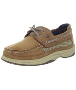 Sperry Youth Lanyard Boat Shoe YB43122A Dark TAN/Navy Size 1M - $39.60