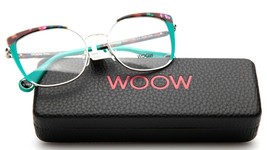 New Woow Tres Chic 2 Col 0338 Granite Purple Eyeglasses Frame 52-17-140 B46mm - £121.13 GBP