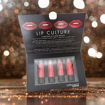 BellaPierre NIB Lip Culture 4 Matte Lipsticks Nude, Hothead, Incognito &amp; Aloha - $24.74