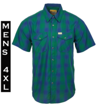 Dixxon Flannel - Tahoe Bamboo Shirt - Short Sleeve - Mens 4XL - £42.09 GBP