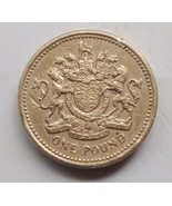  1 Pound - Elizabeth II 2nd portrait; Royal Arms - $259.14 CAD