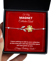 Magnet Collector Aunt Bracelet Birthday Gifts - Sunflower Bracelet Jewelry  - £39.30 GBP