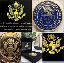 Federal Communications Commission (Fcc) Challenge Coin Usa - £17.99 GBP