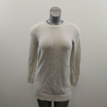 Forever 21 Crew Neck Sweater Women&#39;s Size Medium Gray Long Sleeve - $12.86