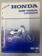 1982 1983 Honda Modello CR250R Negozio Servizio Riparazione Manuale OEM 61KA401 - £63.70 GBP