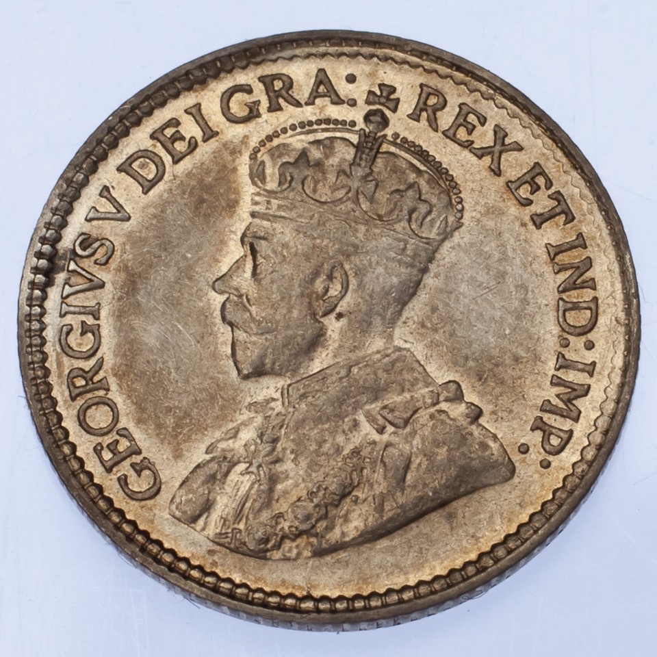 Canada Lot of 3 5C Coins (1917 - 1933) VF - XF Condition Item image 4