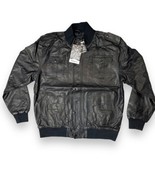 New Old Stock Ablanche Mens Full Zip Sz 2XL Faux Leather Jacket Vintage - £79.03 GBP