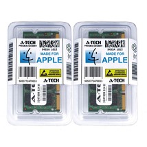 4gb Kit 2x 2GB Apple Macbook iMac PC2-6400 800Mhz MB323LL/A Sodimm Memory Ram - £32.76 GBP