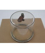Vintage Glass  Electric Meter Cover For  Repurposed Use craft hobby etc - $826.45 MXN