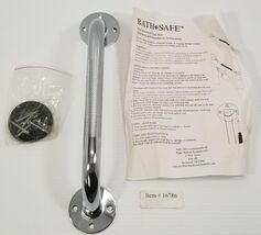 W) Bath Safe Wall Mounted Stainless Steel Grab Bar Rail 13" Item 16786 - $14.84