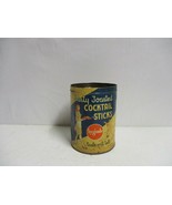 VINTAGE HYGRADE TASTY TOASTED COCKTAIL STICKS GENERAL STORE ADVERTISING TIN - £17.91 GBP