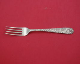 Repousse by Jacobi and Jenkins Sterling Silver Salad Fork 5 7/8&quot; - £70.26 GBP