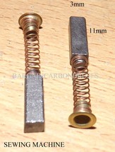 Carbon Brushes For Sewing Machine 3mmx3mmx11mm Singer Pffaf Bernina Brot... - $155.93 MXN