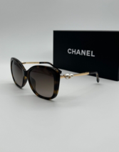 CHANEL CH5339 Oversized Tortoises &amp; Gold With Pearls - Brand New - £182.01 GBP