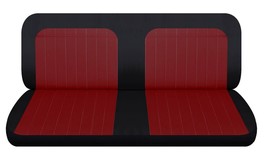 Fits 1988-1994 Chevy C/K 1500 Truck Front bench seat covers black and ma... - $84.99