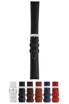 Morellato Regatta Genuine Water Resistant Leather Watch Strap - White - 14mm - C - £25.50 GBP