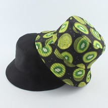 Bob Bucket Hats Men Women Summer  Cap Hip Hop Gorros Fruit Kiwi  Lemon Strawberr - £152.34 GBP