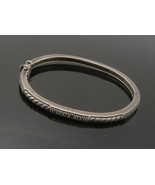 JUDITH JACK 925 Sterling Silver  Vintage Marcasite Bangle Bracelet  BT6735 - €83,87 EUR