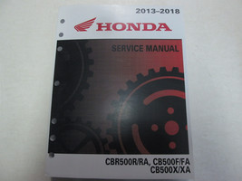 2013 2014 2015 2016 2017 2018 HONDA CBR500R/RA CB500F/FA CB500/XA Service Manual - $145.29
