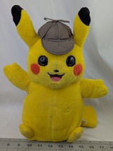 Pokemon Pikachu Detective Animated Plush 13 Inch WCT 2019 Stuffed Animal Toy - £32.96 GBP