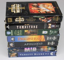 VHS Lot of 7 1990s Movies Robin Hood Men In Black - $23.08