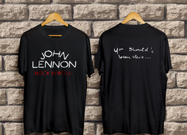 70s John Lennon Rock N Roll Album Promo T-Shirt New!! Usa Size Fast Ship... - £19.57 GBP