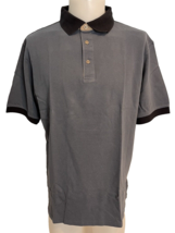 L.L. Bean Blue Short Sleeve Men&#39;s Polo Shirt Size L, NIP - £26.07 GBP