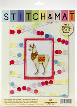 Design Works Stitch  and Mat Counted Cross Stitch Kit 3&quot;X4.5&quot; Llama  - $25.89