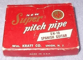 Vintage Wm Kratt Super Spanish Guitar Pitch Pipe SN-10 - £6.39 GBP