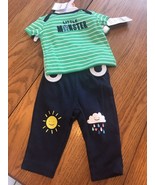 Carter&#39;s Preemie Baby Boys&#39; 3-Piece Little Monsters Character Set-NEW-SH... - $26.73 CAD