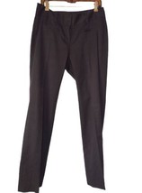 CAbi Womens Sz 10 Pinstripe Dress Pants Trousers Flare Leg Stretch Brown... - $15.83