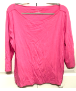 Talbots Woman 1x Pink Long Sleeve Cotton Shirt Top - €8,52 EUR